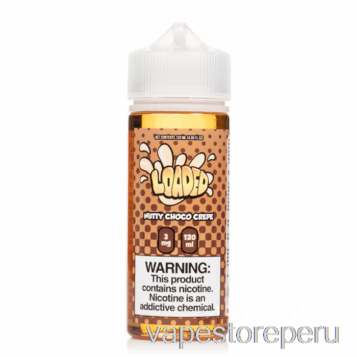 Vape Smoke Nutty Choco Crepe - E-líquido Cargado - Vapores Despiadados - 120 Ml 3 Mg